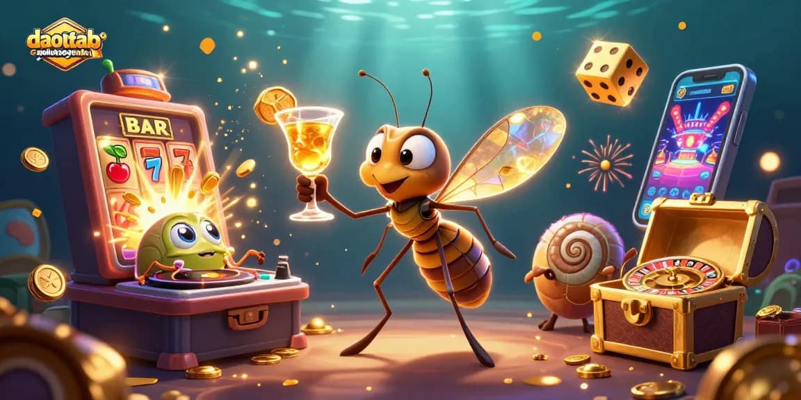 Engage in thrilling gameplay at daotaolaixeyenbai with a vibrant casino scene bursting with jackpots and excitement.