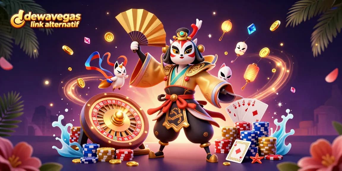 Experience thrilling baccarat action at dewavegas link alternatif with vibrant casino elements.