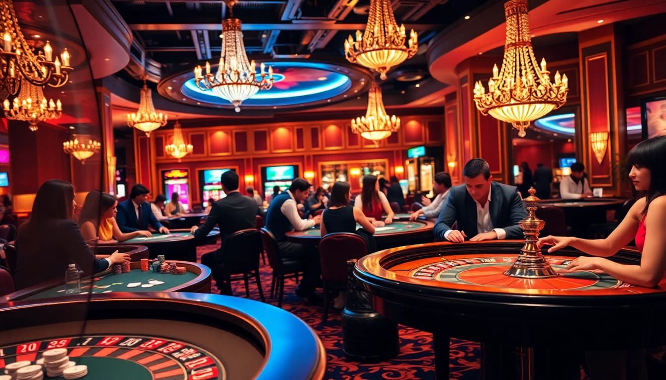 Witness thrilling moments at w88cas.com with players enjoying poker and roulette.
