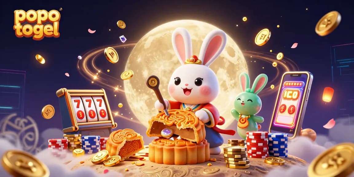 Experience thrilling gameplay with popo togel in this vibrant 3D illustration showcasing exciting slot elements and rich details.