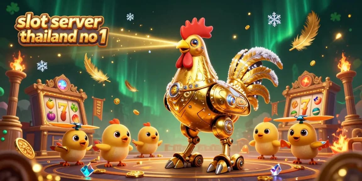 Engage with slot server thailand no 1 in a vibrant 3D casino scene featuring dynamic characters and intricate game elements.