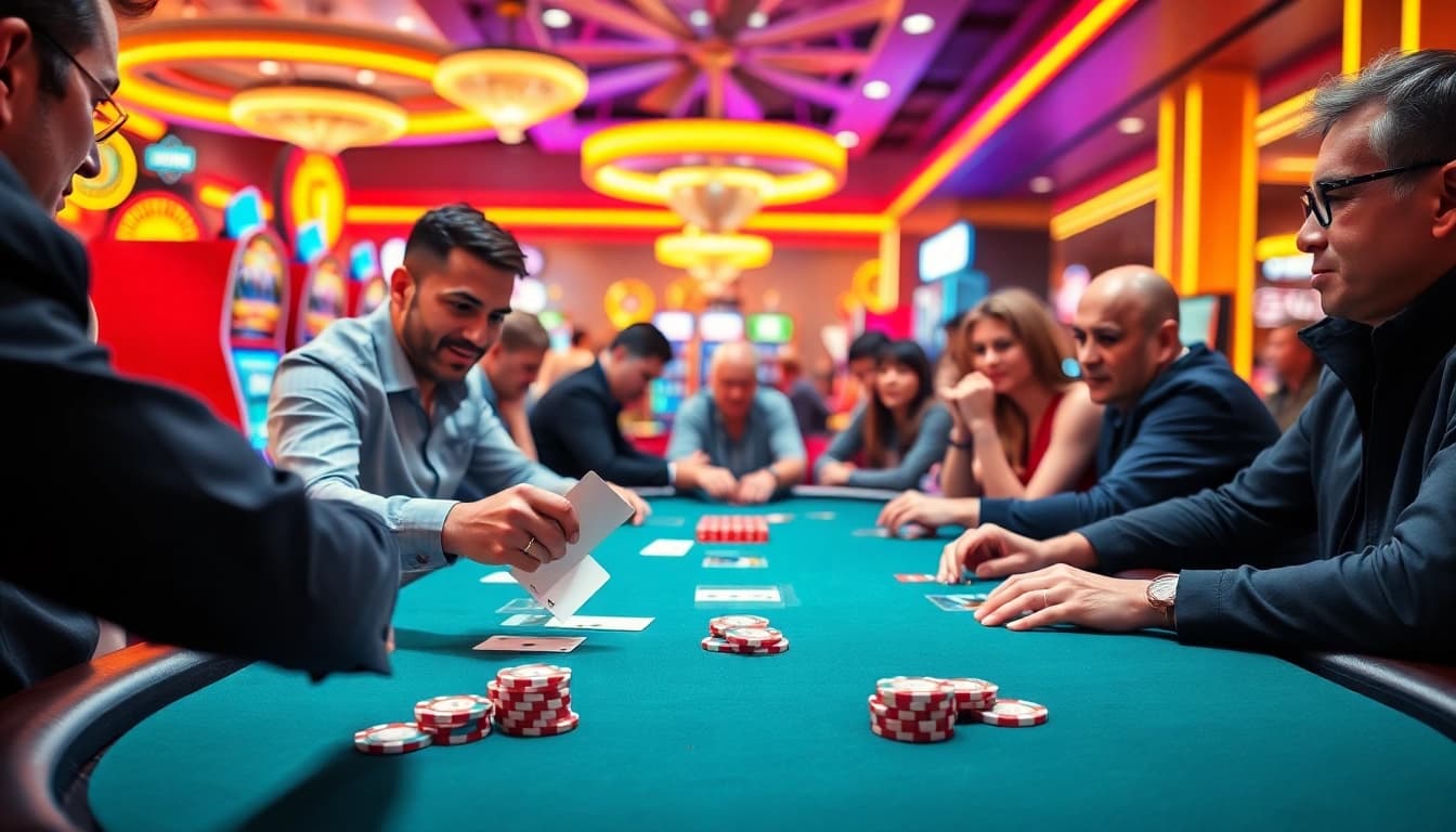 Menangkan arus hoki di meja poker yang penuh semangat dengan pemain bersemangat.