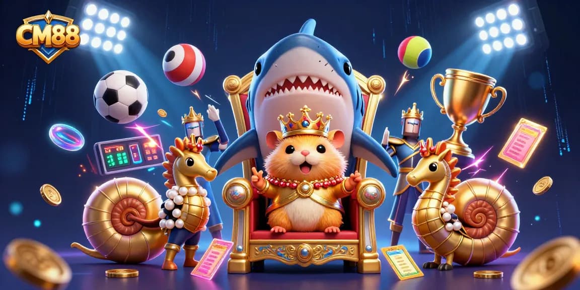 Experience thrilling gameplay at CM88 with engaging characters in a vibrant casino scene.