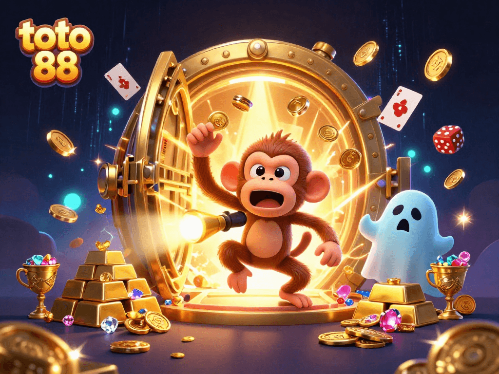 Explore thrilling gameplay and jackpots at toto 88 with a haunted casino adventure featuring playful characters.