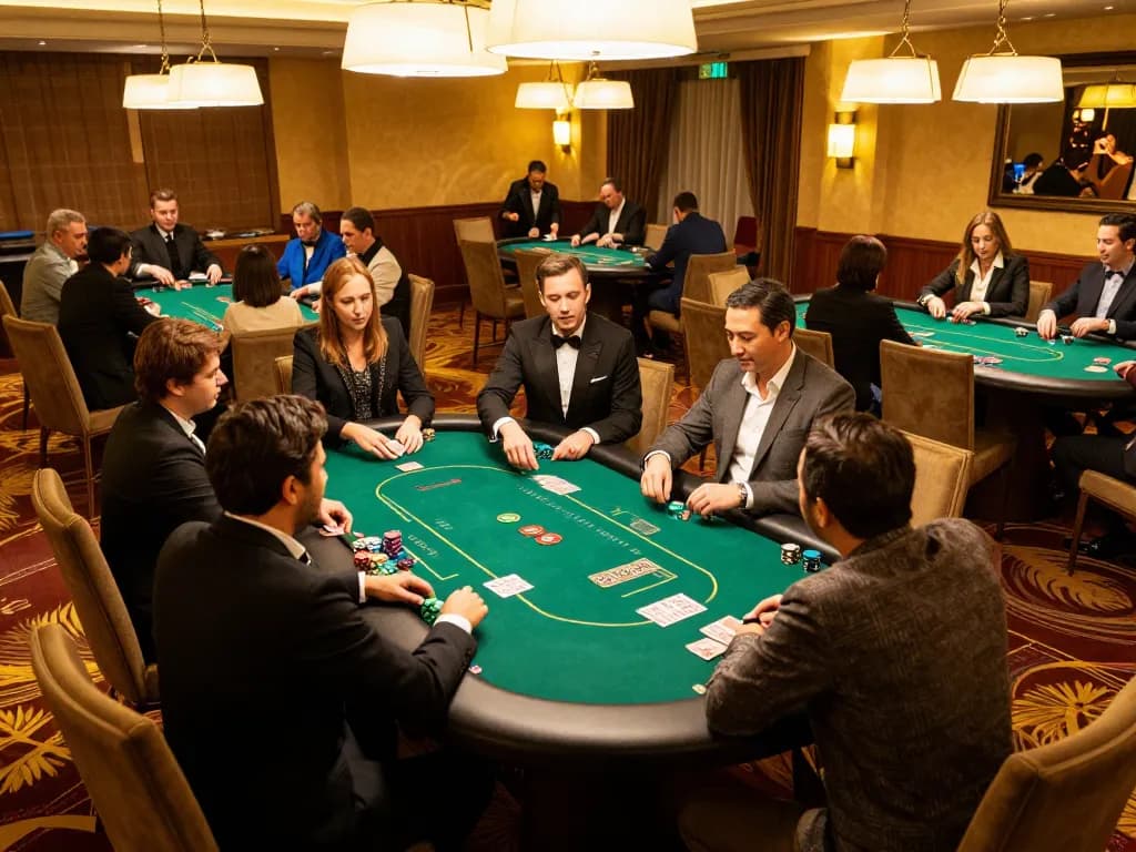 W69 poker game scene showing players engaged in thrilling hands