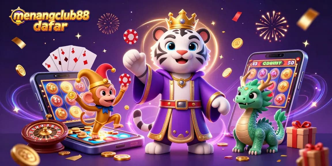 Experience the thrill of menangclub88 daftar with vibrant casino elements and rich characters.