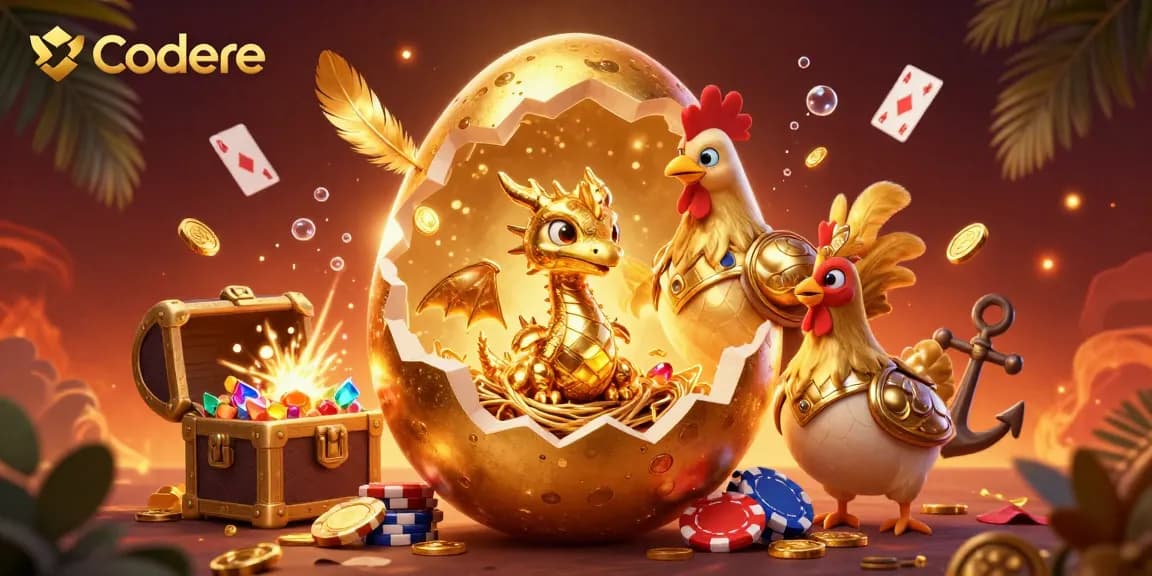 Experience the thrill of gaming with Codere's gregarious golden dragon and gaming excitement.