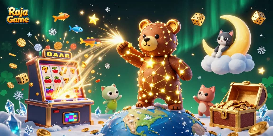 Experience exciting gameplay on Raja Game with vibrant elements and dynamic characters in a captivating casino scene.