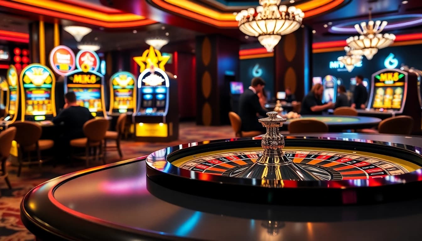 Experience the thrill of winning at MK8 casino with lively games and a luxurious atmosphere.