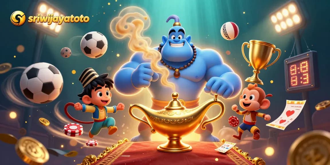 Experience the excitement with sriwijayatoto as the genie and monkey bring wins on a magic carpet ride!