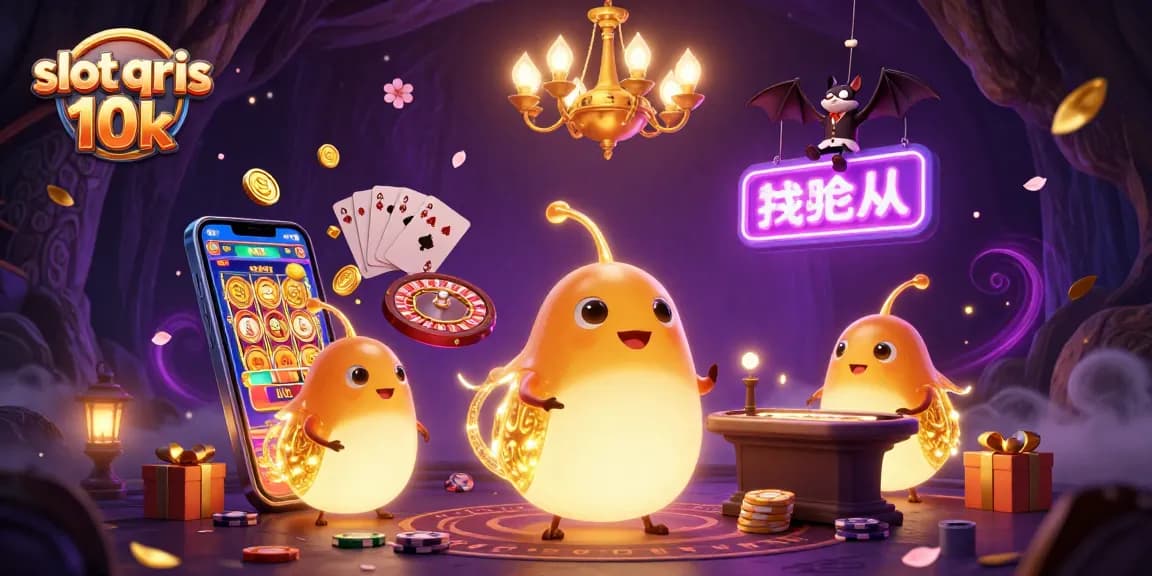 Engage in thrilling gameplay at slot qris 10k with glowing glowworms and casino excitement.