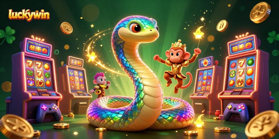 Experience the thrilling gamescape at luckywin, where jackpots, vibrant colors, and gaming excitement collide.