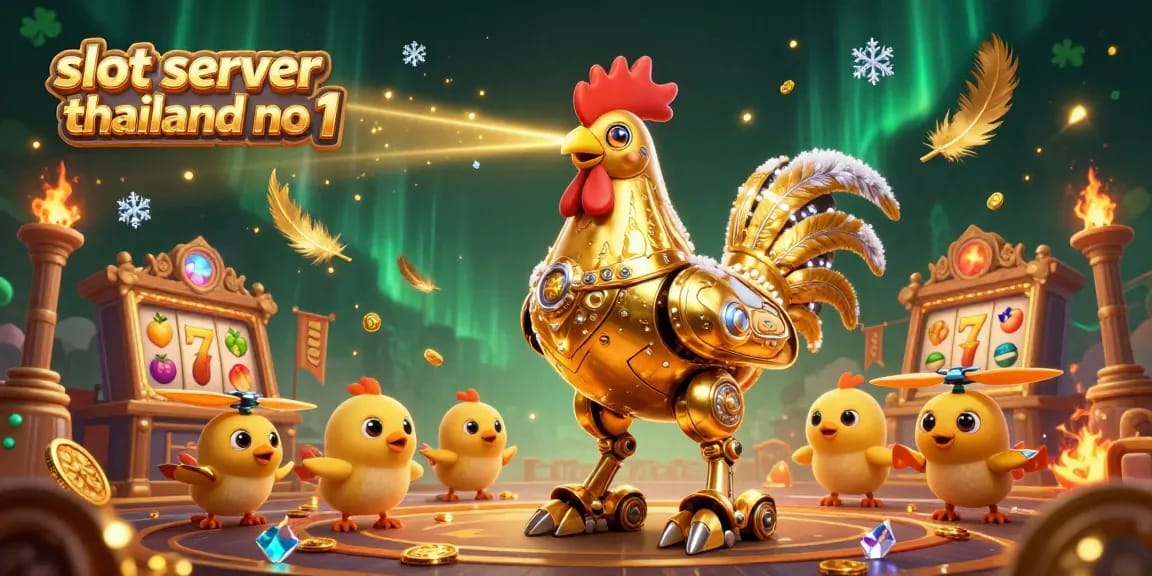 Engage with slot server thailand no 1 in a vibrant 3D casino scene featuring dynamic characters and intricate game elements.