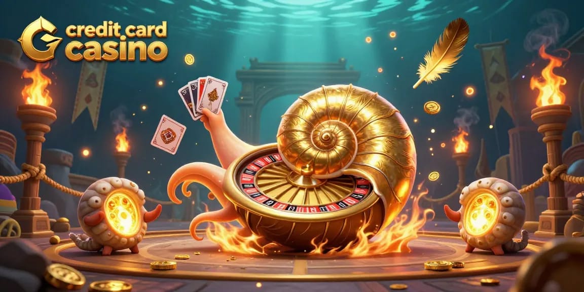 Play exciting games and win big at a vibrant credit card casino with golden features.