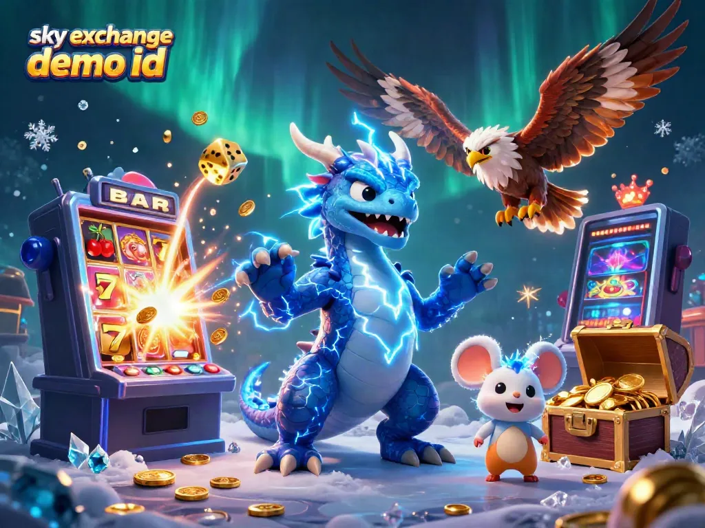 Engage in thrilling play with the sky exchange demo id, amidst vibrant slots, exciting games, and dynamic characters.