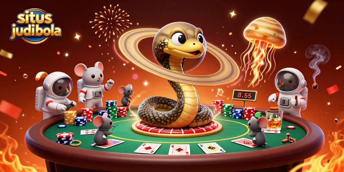 Experience the vibrant world of situs judi bola with festive cosmic casino action and gameplay excitement.