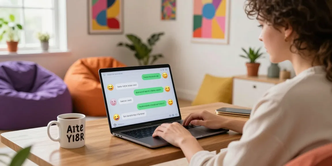 Engaging AI spicy talk session with a user and animated chat interface.