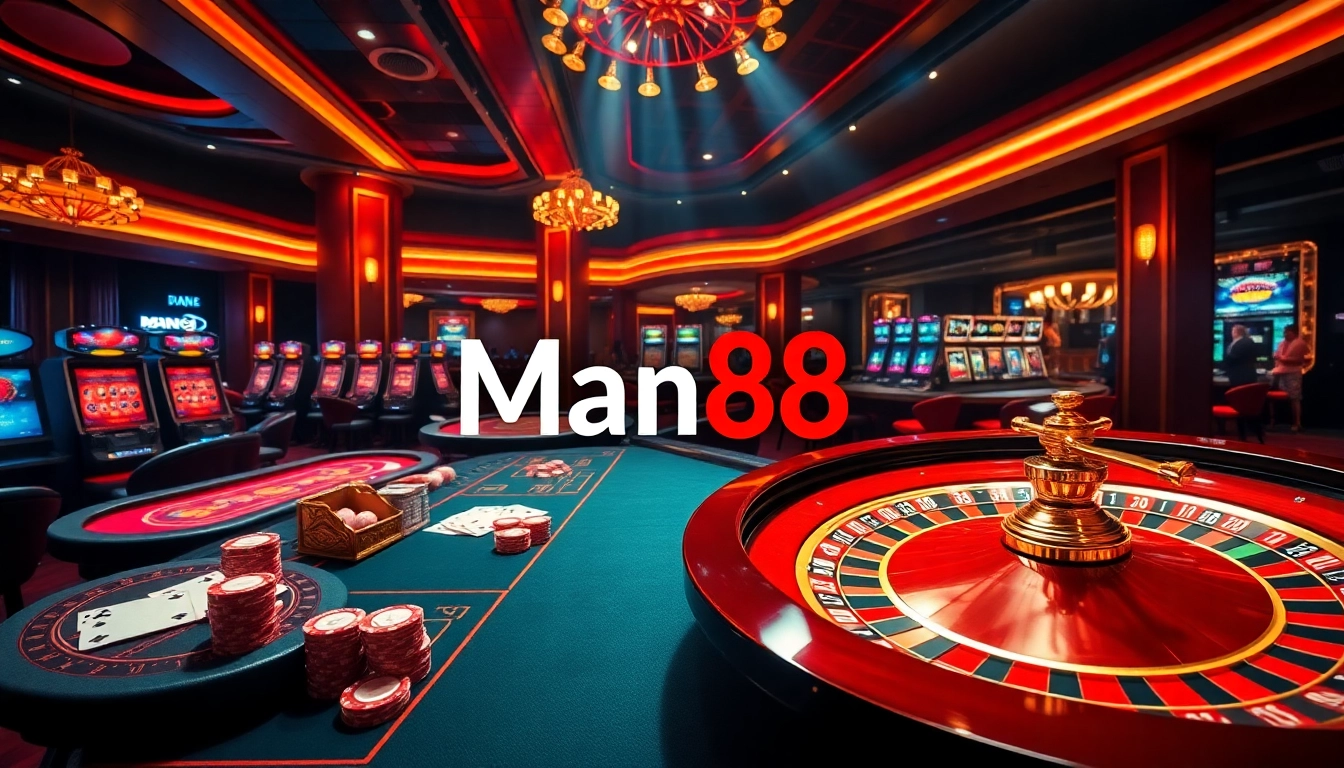 Experience the excitement of winning at Man88's vibrant online casino with captivating games and thrilling action.