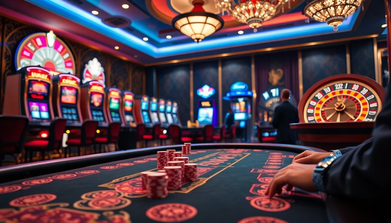 Experience the thrill of high-stakes gambling with kk55.group's vibrant casino scene featuring poker, slots, and roulette.