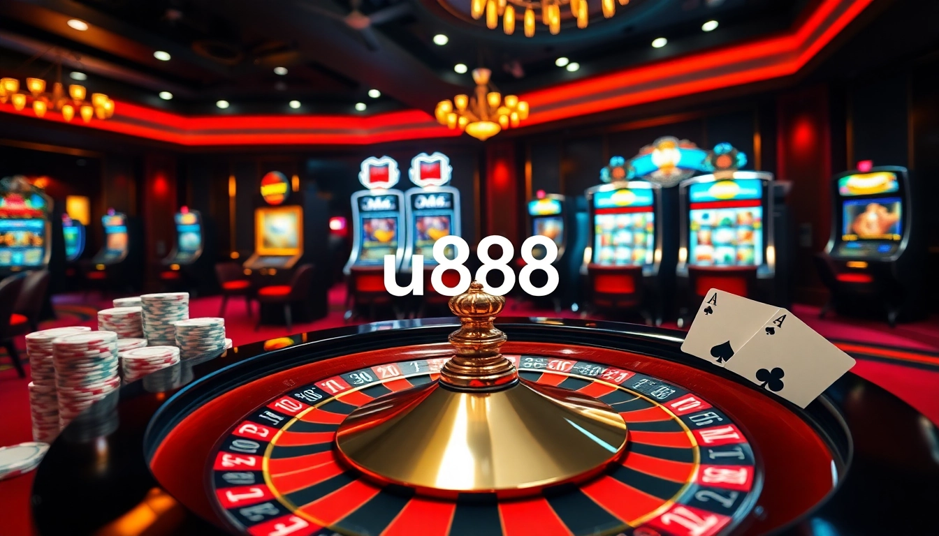 Experience the excitement of u888 online casino gaming with vibrant tables and slots.